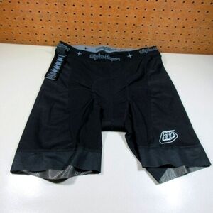 Troy Lee Designs mens black padded MTB Mountain Bike liner shorts 34 EUC